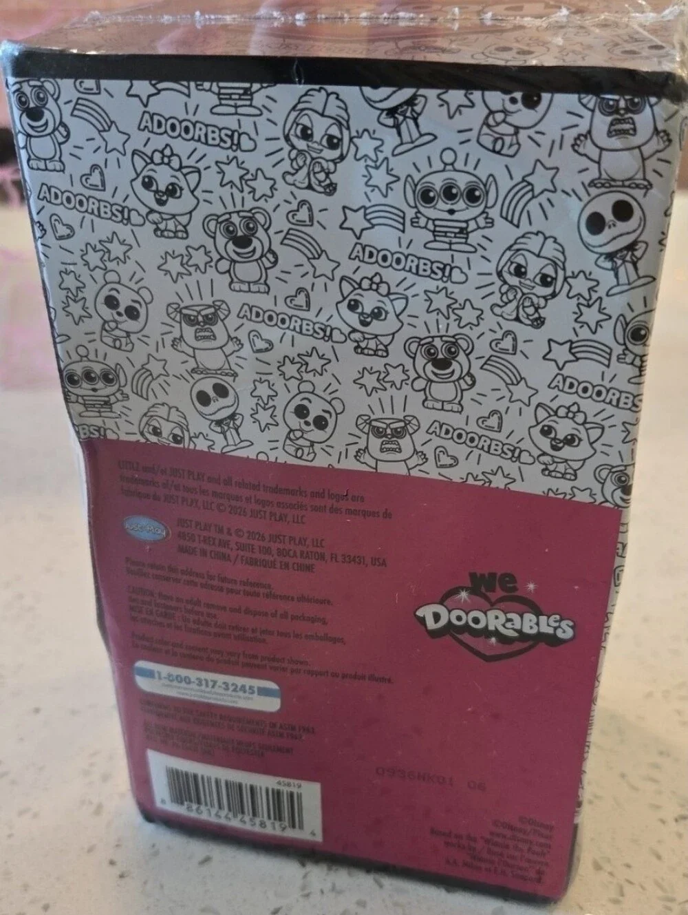 SEALED -Disney Doorables Adoorbs! Littlz Vinyl Plush 06 Devin / Jack Skellington